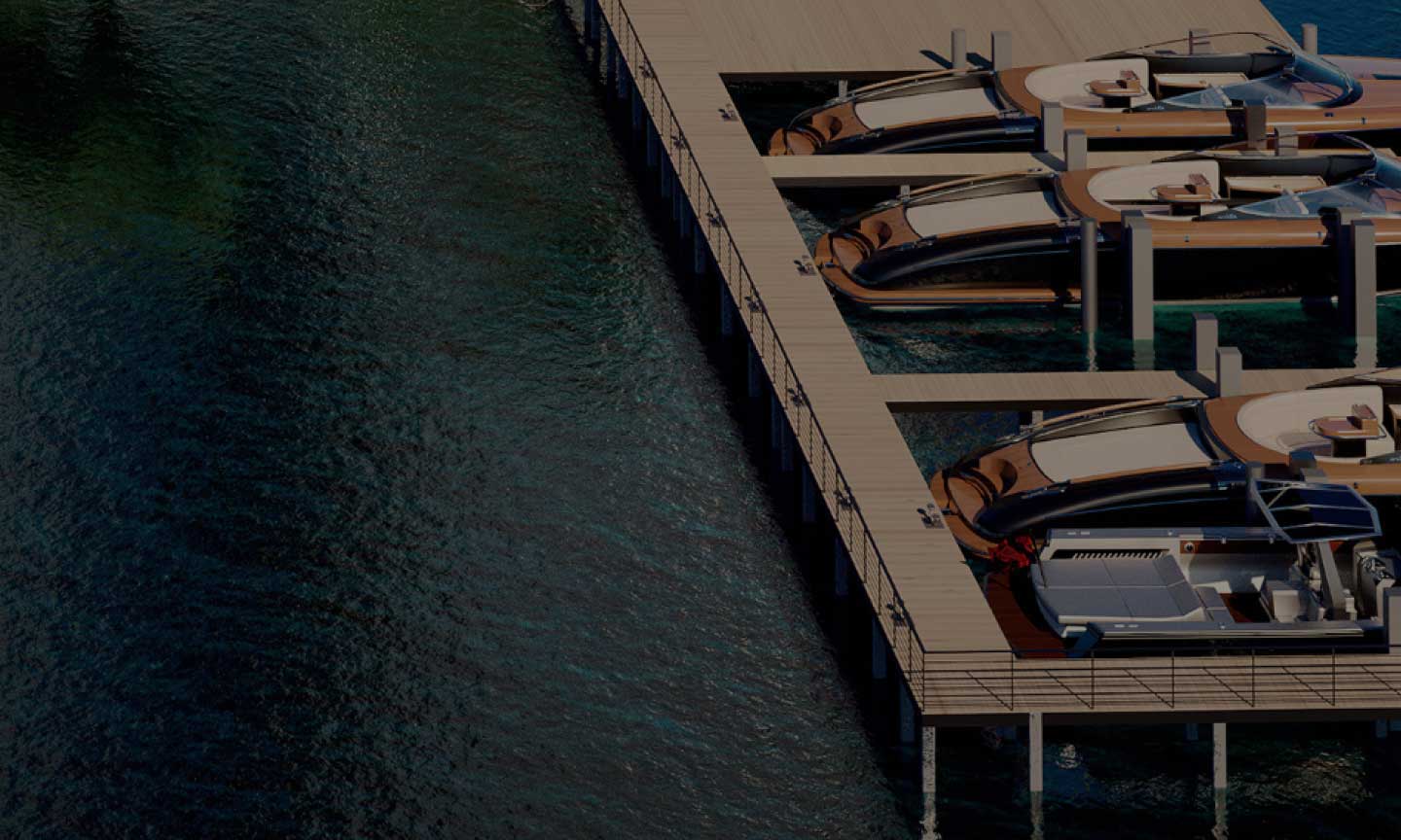 luxury yachts parked on a dock