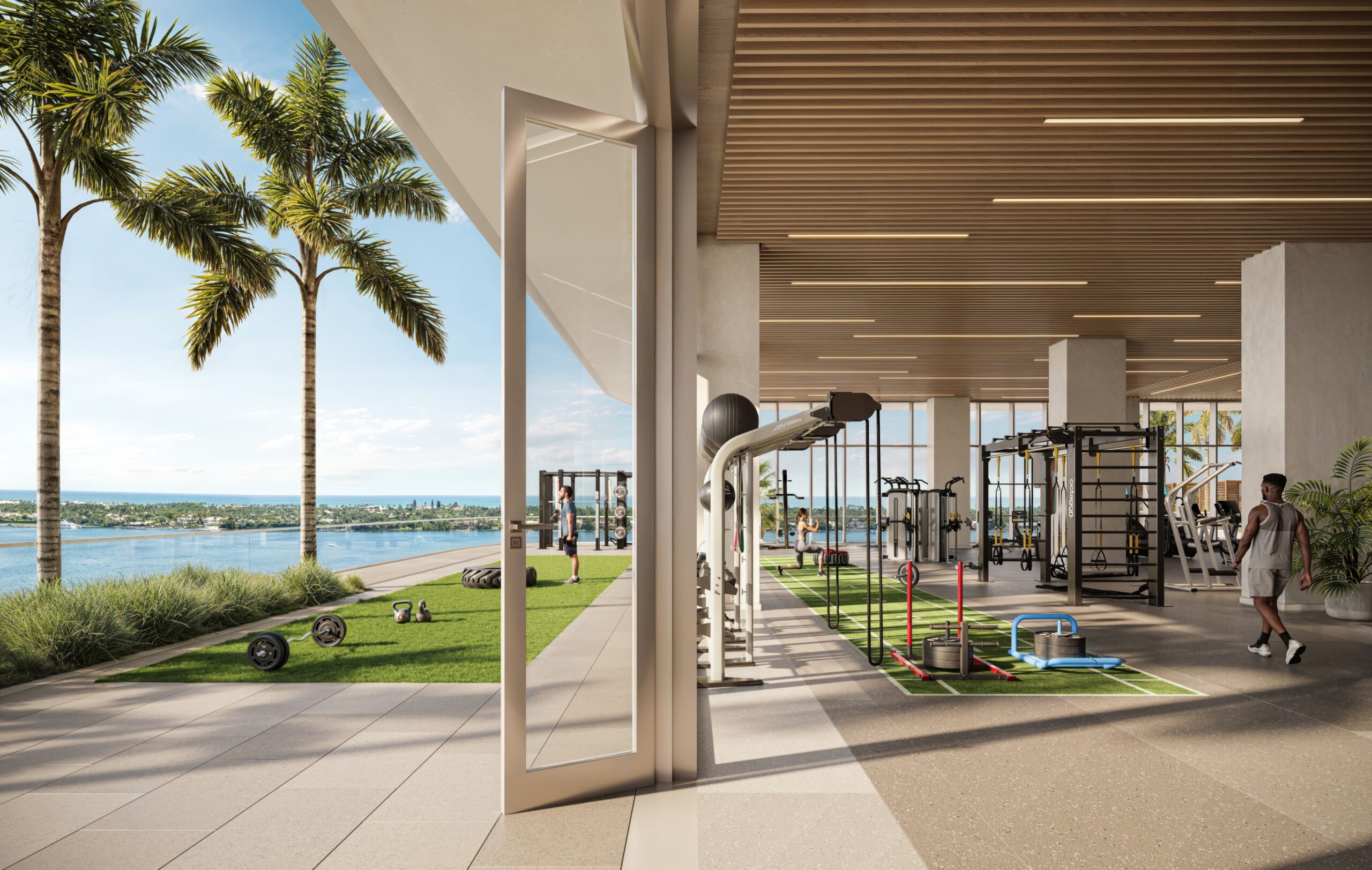 indoor outdoor gym